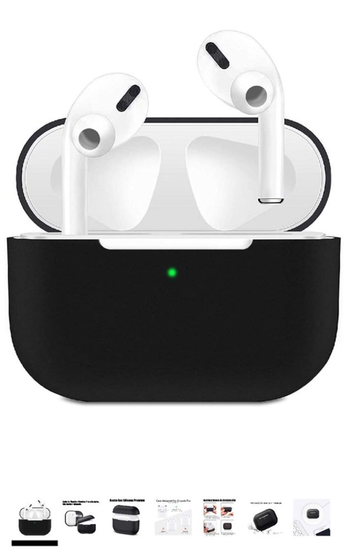 Social Funda negra para AirPods