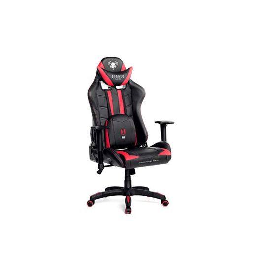 Diablo X-Ray Gaming Silla de Oficina Silla Gamer Apoyabrazos 2D Diseño Ergonomico