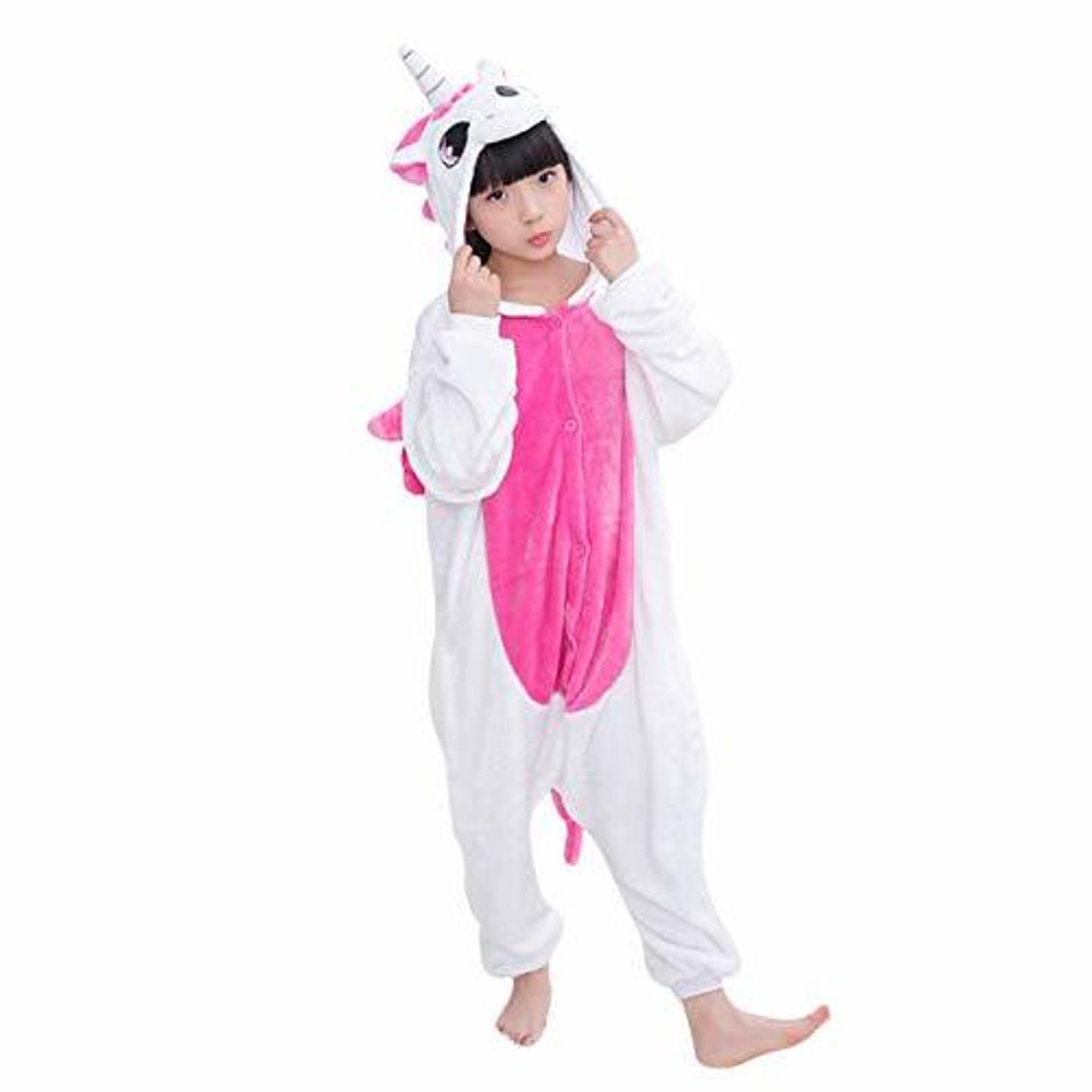 Place DEBAIJIA Pijama Animal Unicornio para Niños Niñas Disfrace Cosplay Franela Traje del