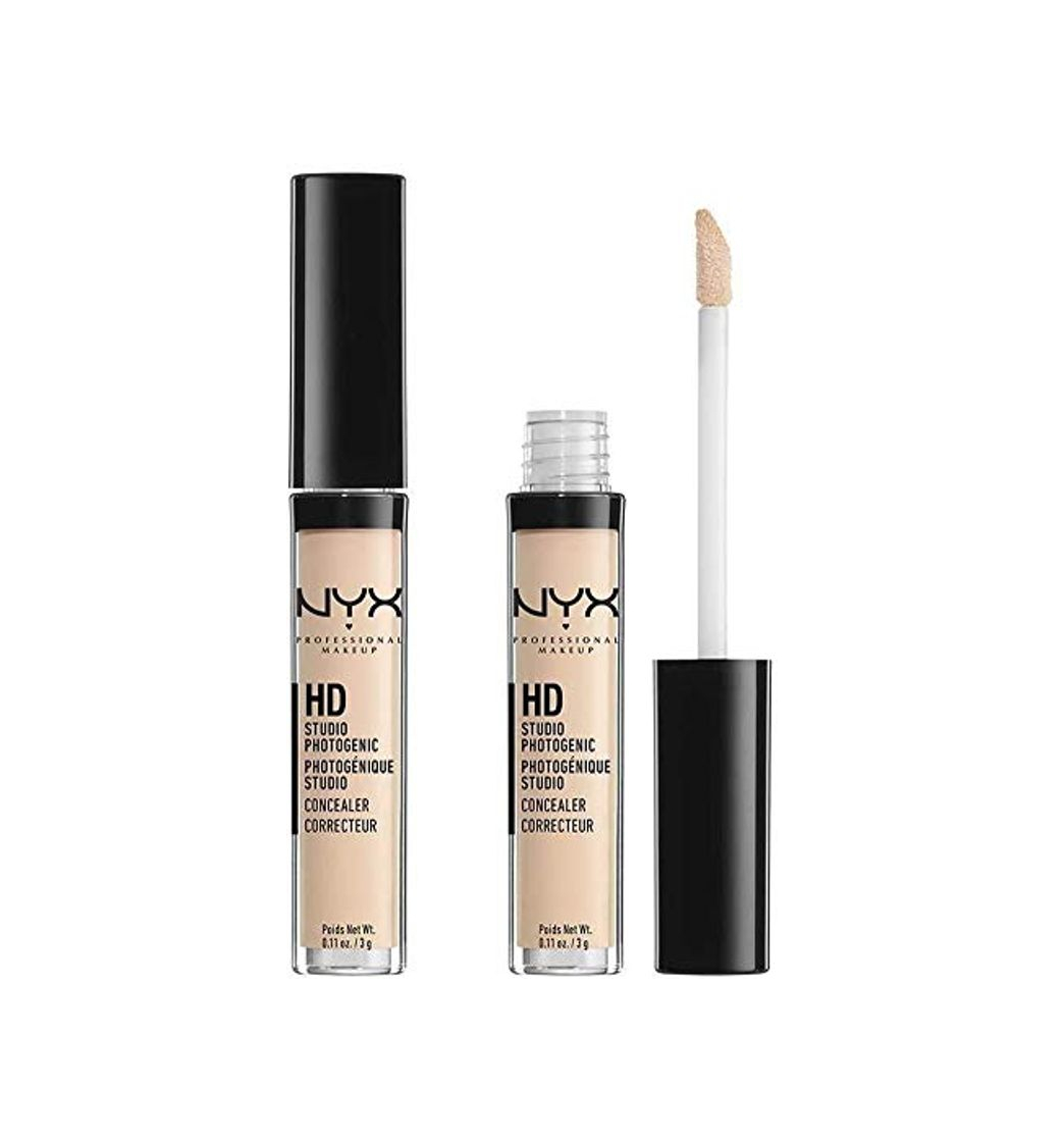 Belleza NYX Professional Makeup, Corrector de ojeras HD Photogenic Concealer Wand, Cobertura media-alta,