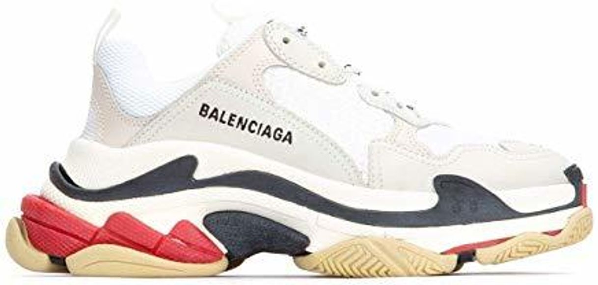 Fashion Balenciaga 524037W09E19000 Zapatillas de poliéster para Mujer, Blanco