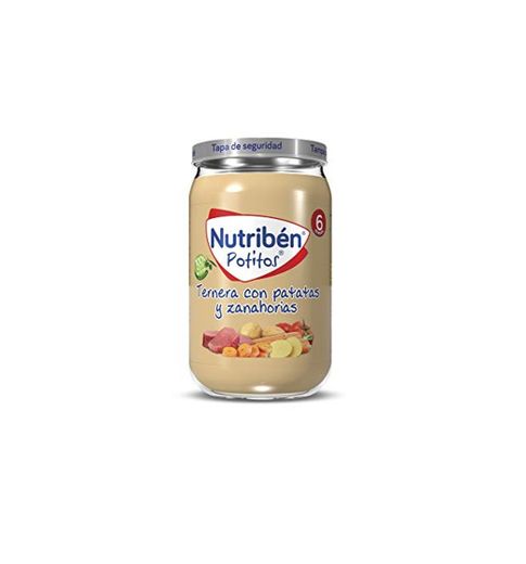 Nutribén Potitos De Ternera Con Patatas Y Zanahoria Desde Los 6 Meses 235 g
