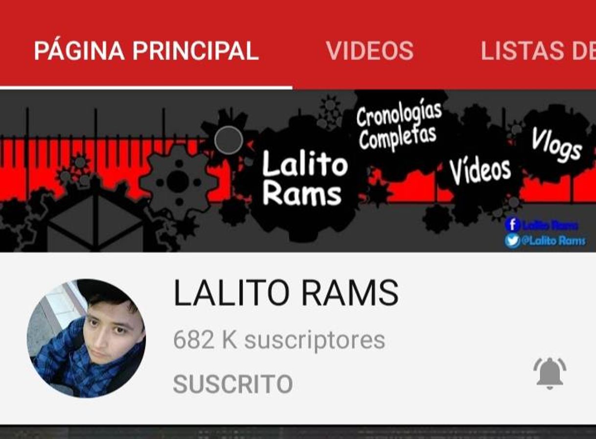 Moda Canal de YouTube Lalito Rams Cronologias y resúmenes