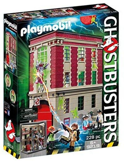PLAYMOBIL Ghostbusters, Cuartel Parque de Bomberos, a Partir de 6 Años