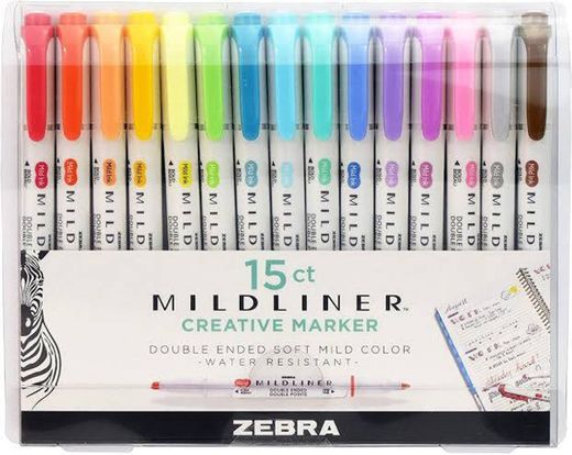 MILDLINER ZEBRA doble punta