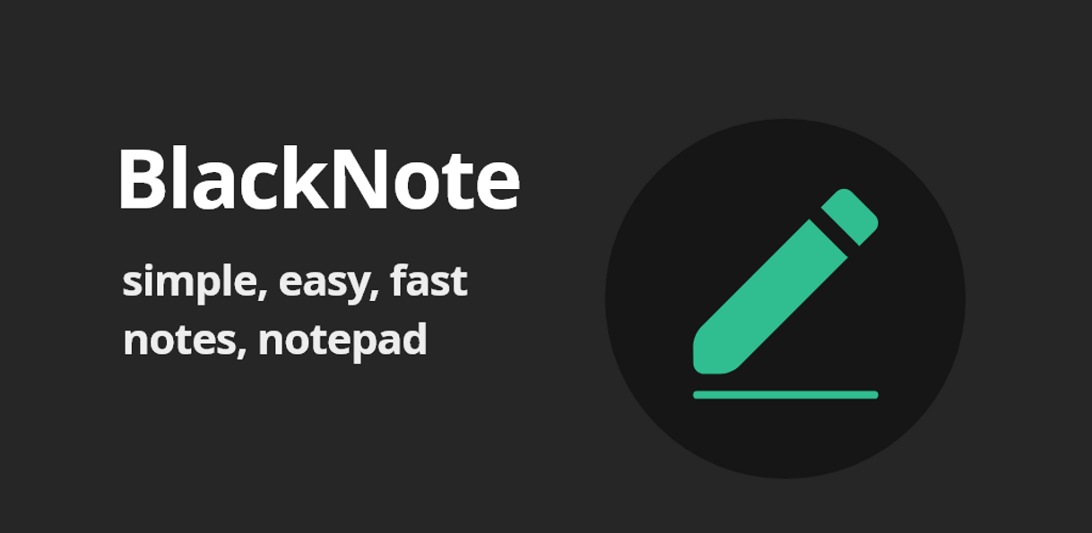 App Blacknote Bloc de notas