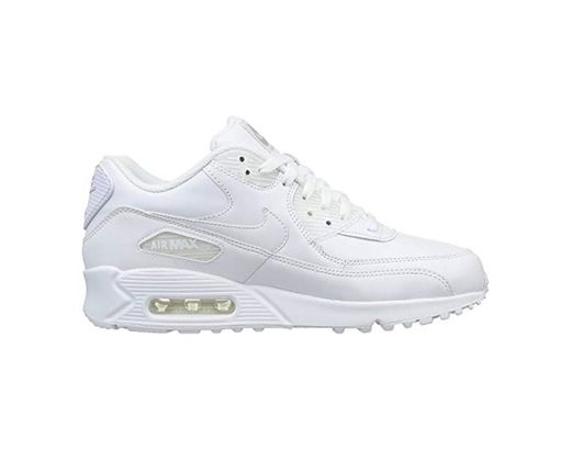 Nike Air Max 90 Leather - Zapatillas de running, Hombre, Blanco