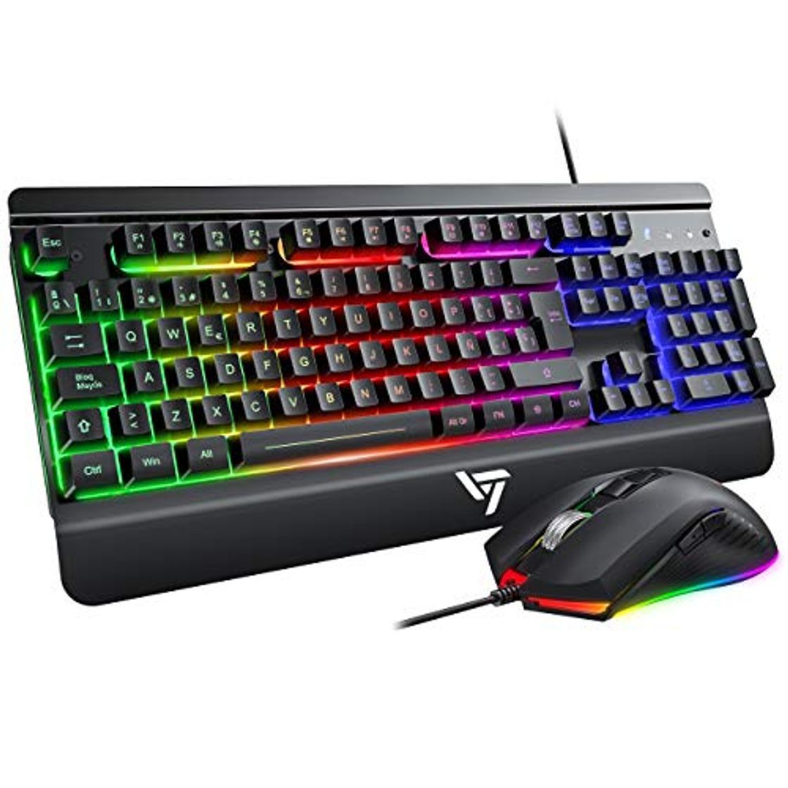 Electrónica VicTsing Teclado Gaming LED