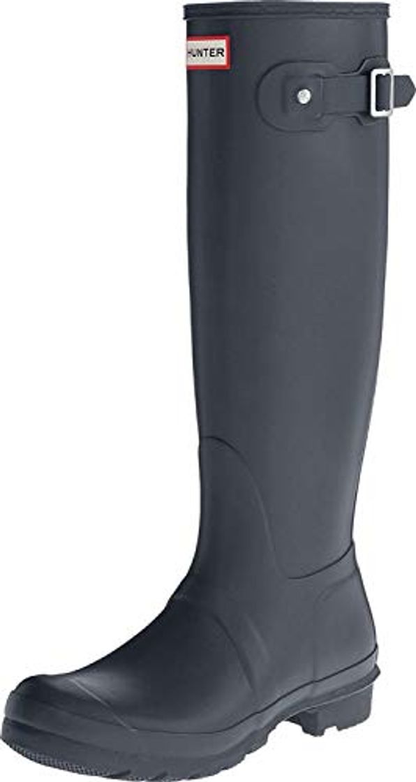 Moda Hunter Wellington Boots, Botas de Agua para Mujer, Gris