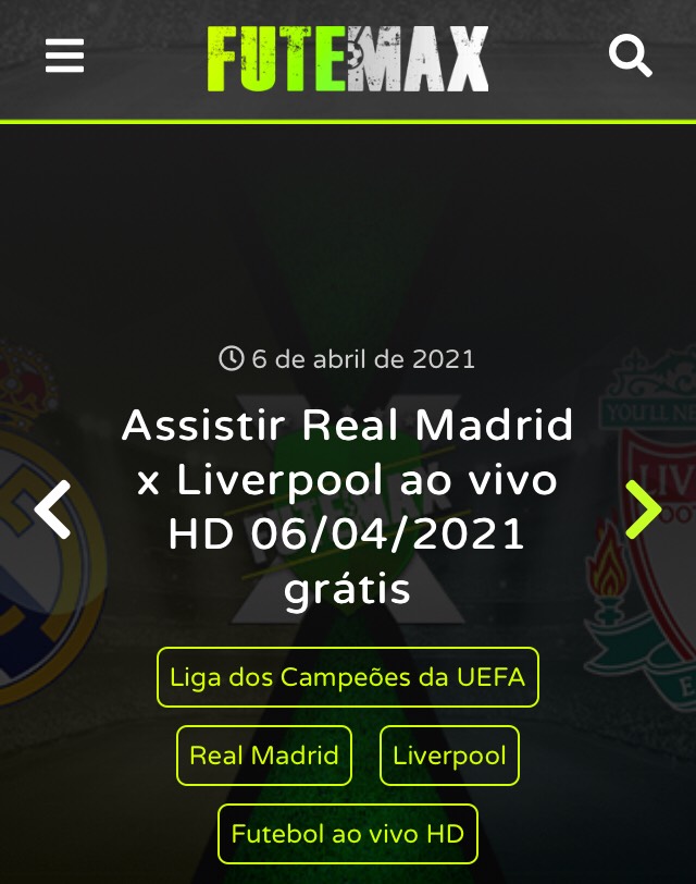 Moda Assistir Futebol ao vivo grátis HD ⋆ FuteMax.tv