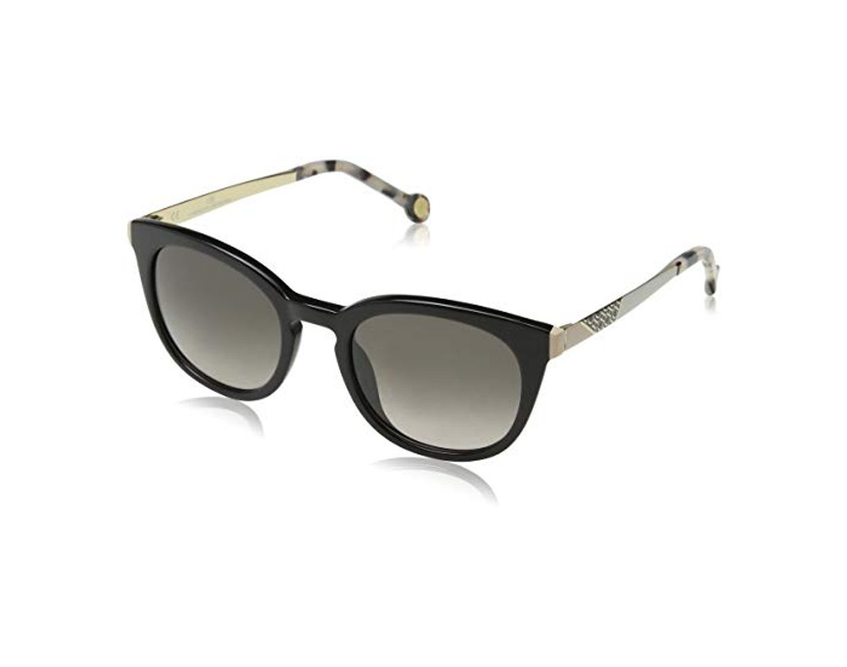 Moda Carolina Herrera Mujer SHE747 Gafas de sol, Negro