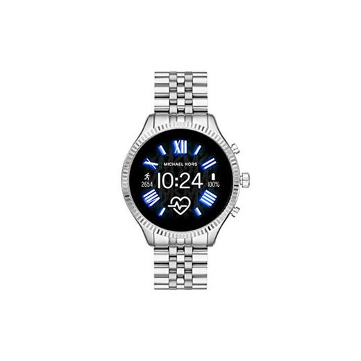 Michael Kors Smartwatch Pantalla táctil para Mujer de Connected con Correa en Acero Inoxidable MKT5077