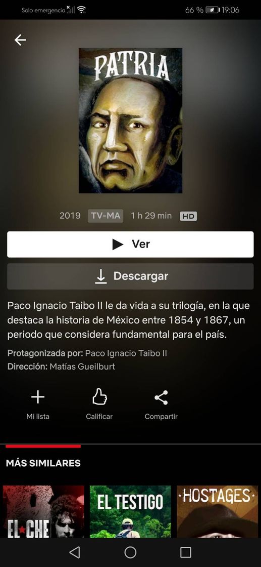 Series Patria de Paco Ignacio Taibo II, una gran docu serie. 