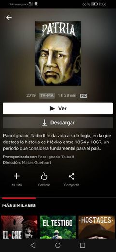 Patria de Paco Ignacio Taibo II, una gran docu serie. 