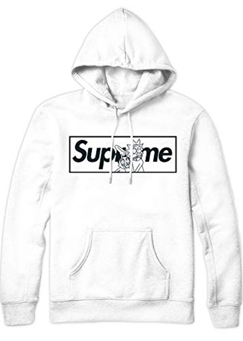 Fashion Supreme Germany Hoodie Weiss Logo Klein Rot/Weiss