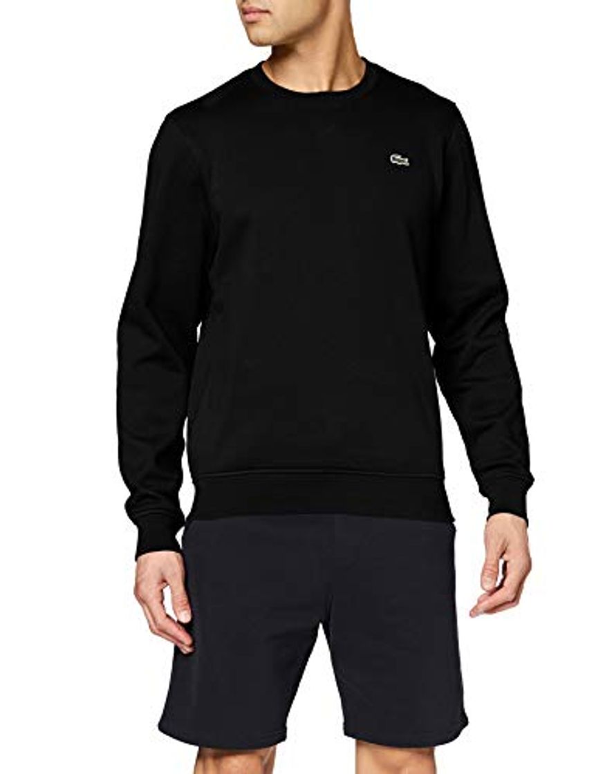 Fashion Lacoste Sh7613, Sudadera para Hombre, Negro