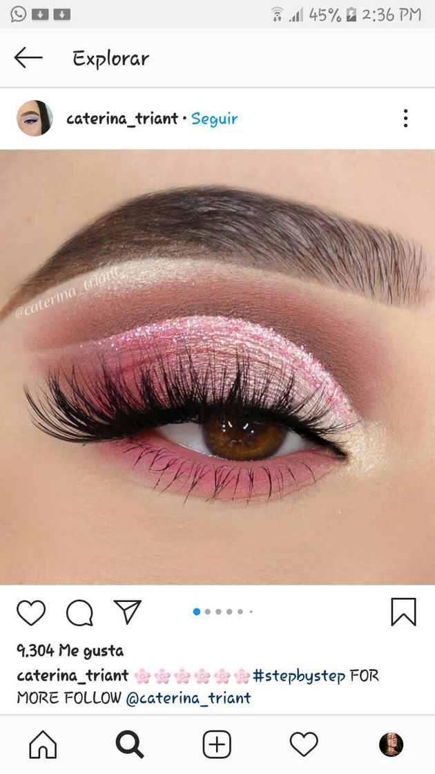 Fashion Mkup en tono rosa