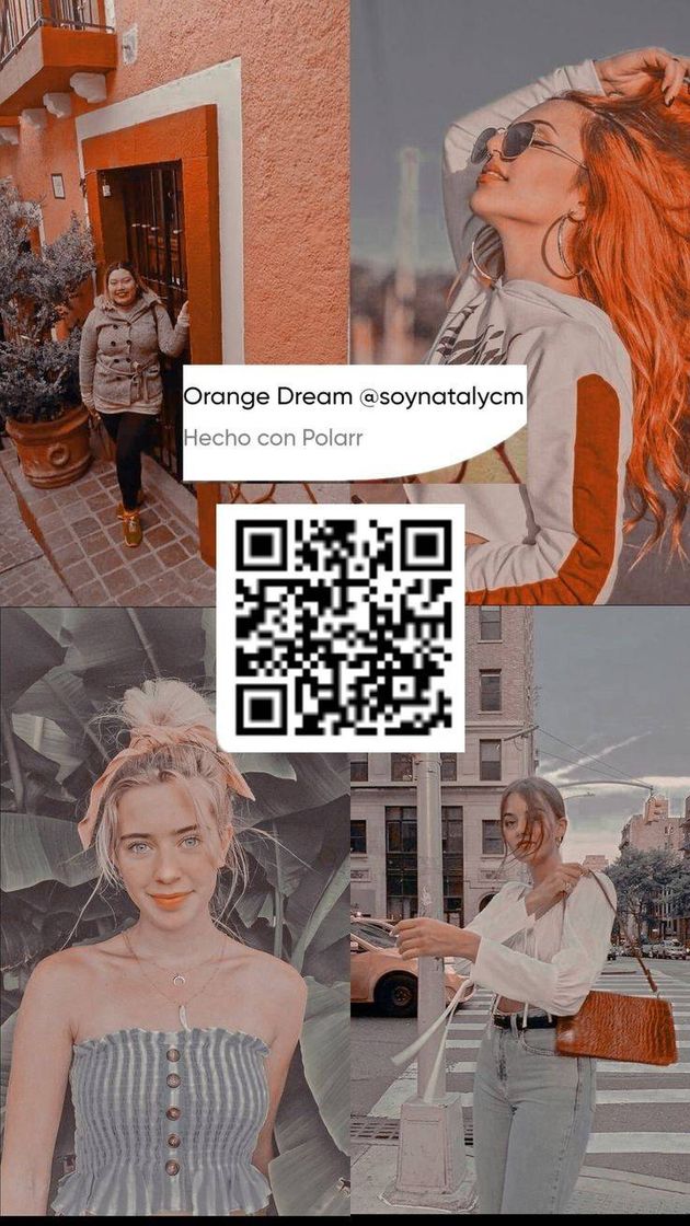 Moda Orange dream// polarr code