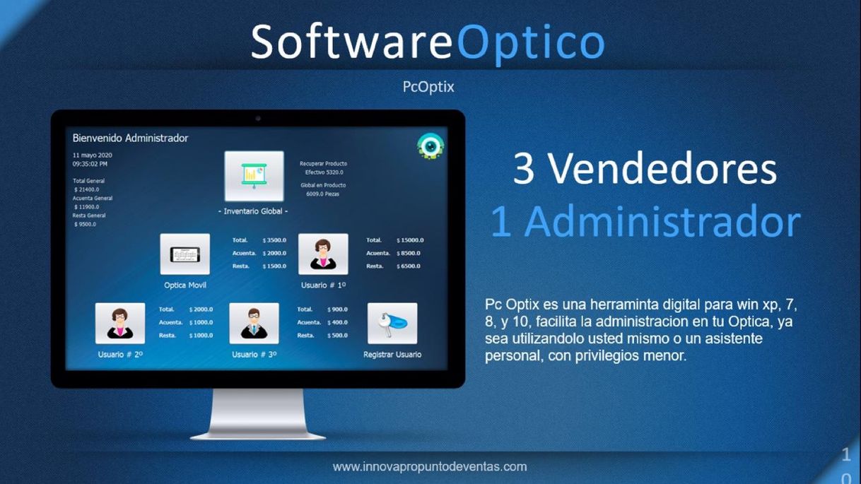 SOFTWARE PARA ÓPTICAS. 
