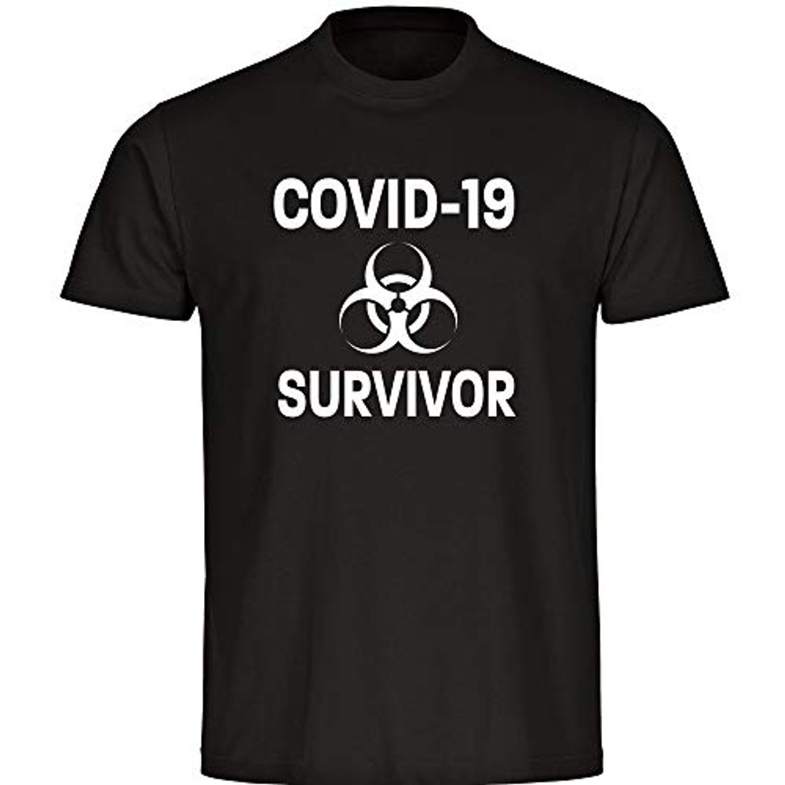 Moda COVID-19 Survivor - Camiseta de manga corta para hombre