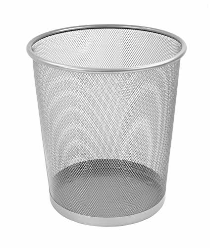 Social Osco WB27.5-SLV - Papelera de malla metálica