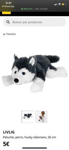 PELUCHE HUSKY SIBERIANO