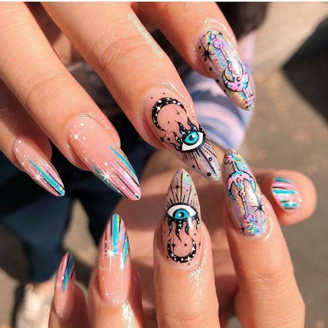 Social Unhas iluminatte metalic