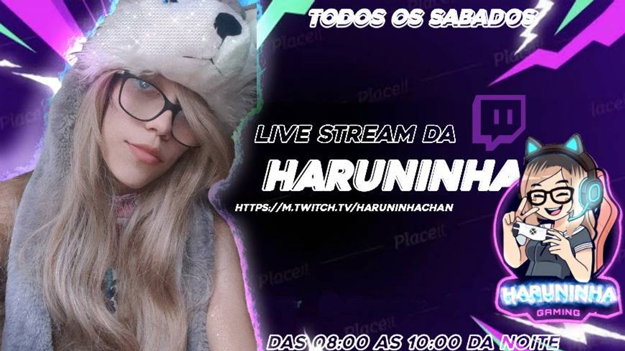 Social Live stream da Haruninha
