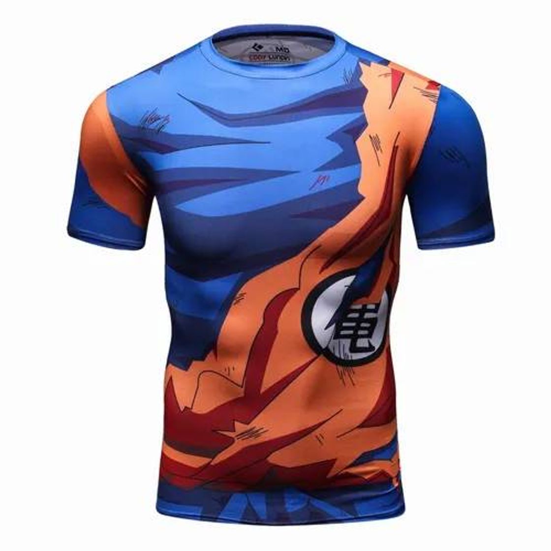 Social Camisa Compresion Anime Dragon Ball Z Dbz Goku Battle Damage