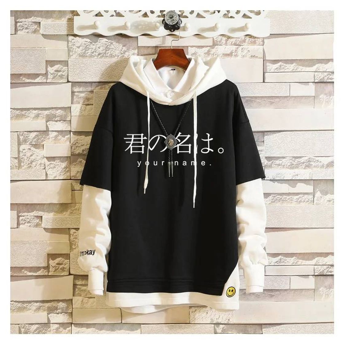 Moda Anime your name. Hoodie Sudadera con capucha ropa deportiva 