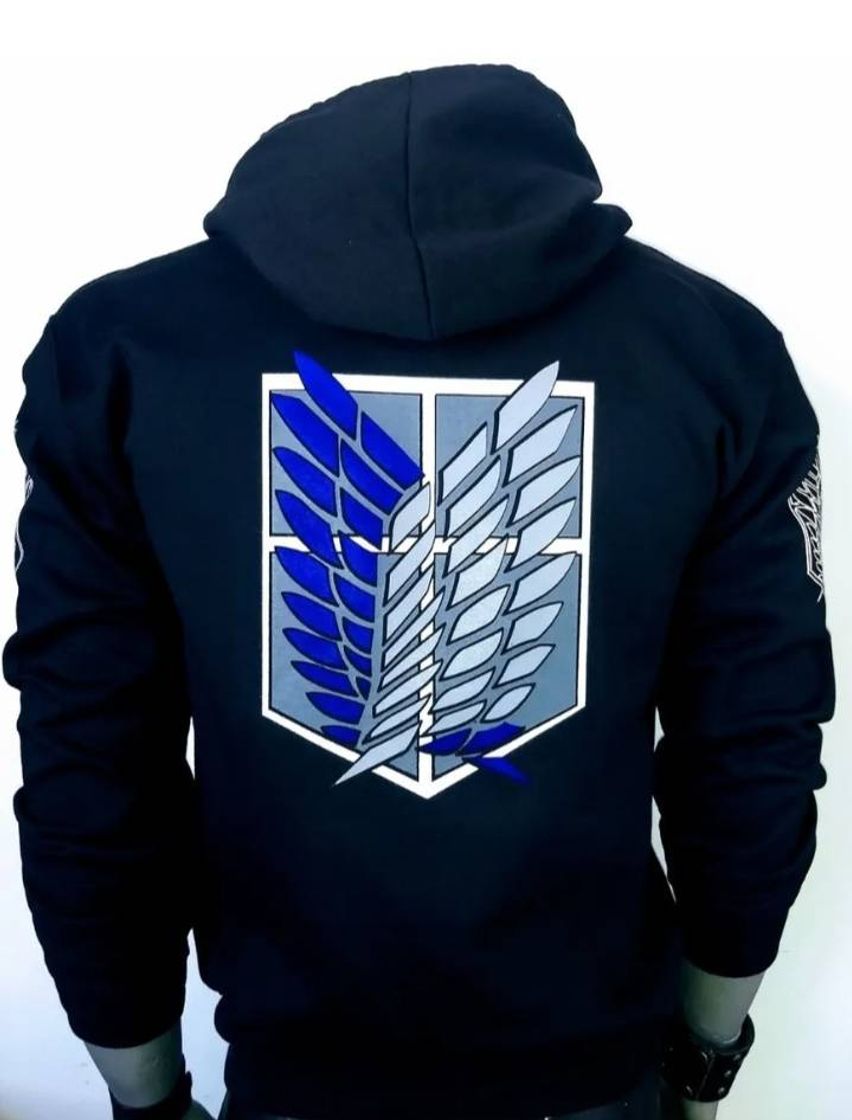 Moda Sudadera Con Cierre Anime Ataque A Los Titanes 333cosplay

