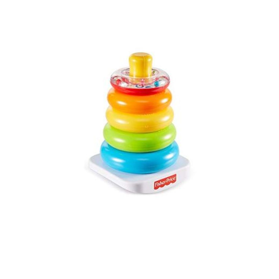 Social Fisher-Price - Pirámide Balanceante, Juguete para Bebé +6 Meses