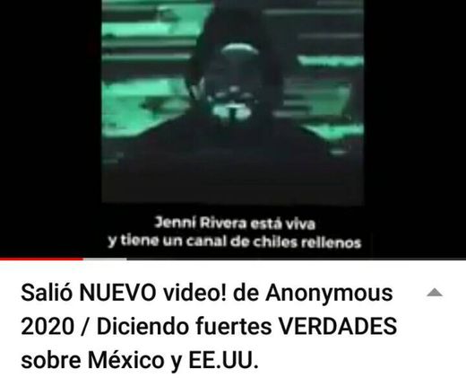 Anonymous con nuvo mensaje