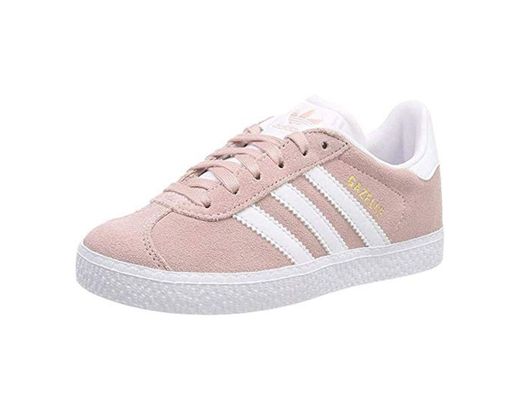 adidas Gazelle J, Zapatillas de Gimnasia Unisex Niños, Rosa