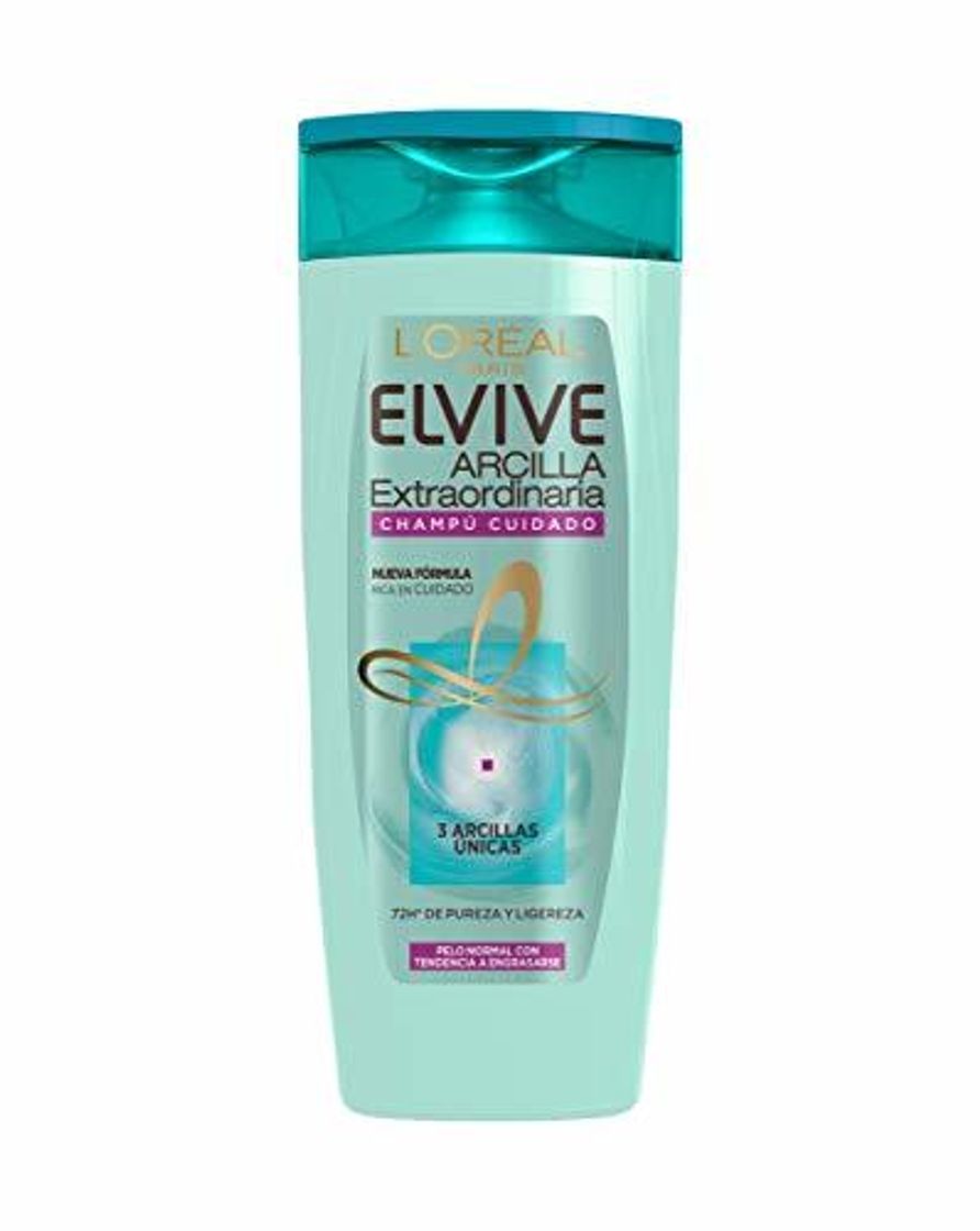 Social L'Oreal Paris Elvive Arcilla Extraordinaria Champú Cuidado para Pelo Normal O con