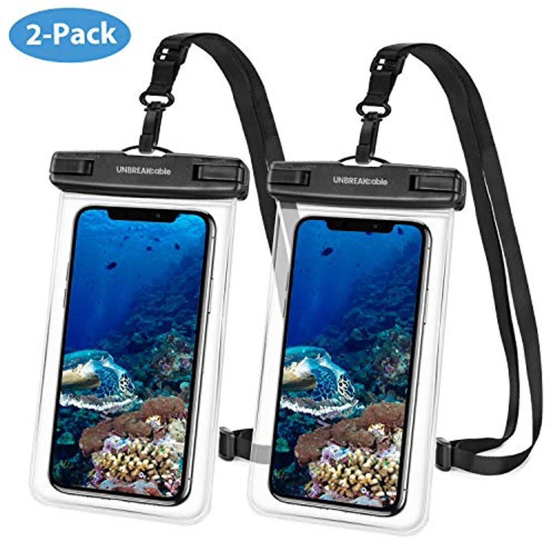 Social UNBREAKcable Funda Impermeable Universal - Bolsa para móvil estanca a Prueba de