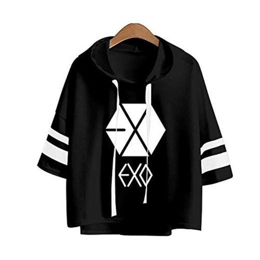 KPOP Exo Sudaderas con Capucha Camisa de Manga 3