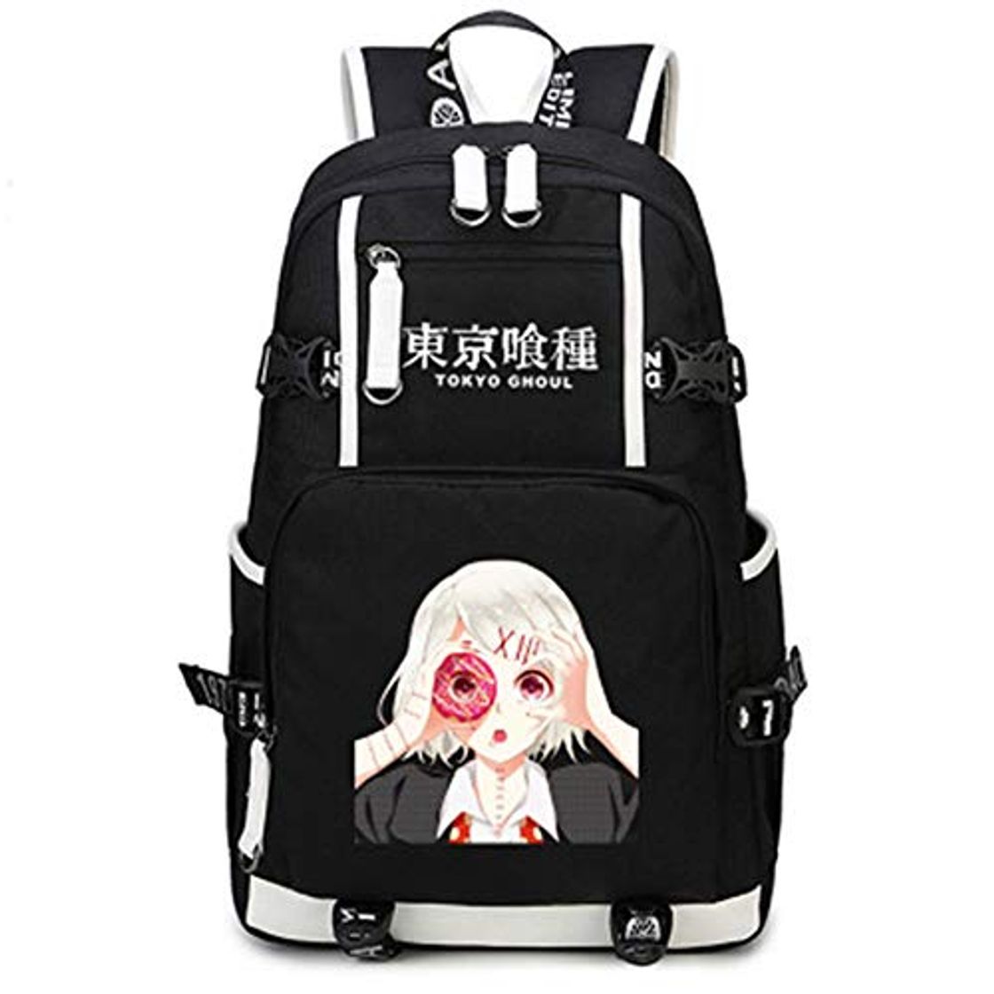 Fashion YOYOSHome Anime Tokyo Ghoul Cosplay Bookbag College Bag Daypack Mochila para computadora portátil Mochila Escolar