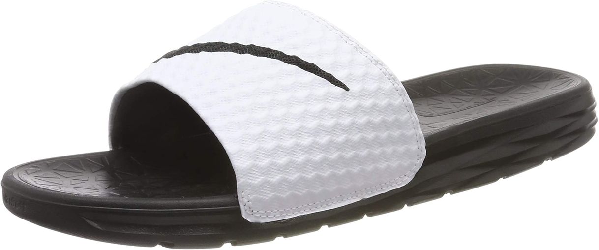Nike Benassi JDI Print, Zapatos de Playa y Piscina para Hombre, Negro