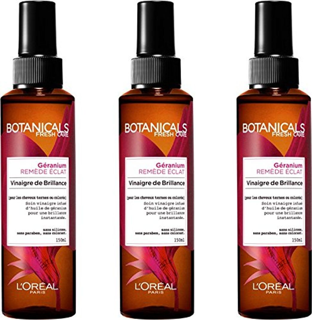 Producto Cuidado Botanicals con vinagre de brillo, remedio para brillo, sin aclarado, para