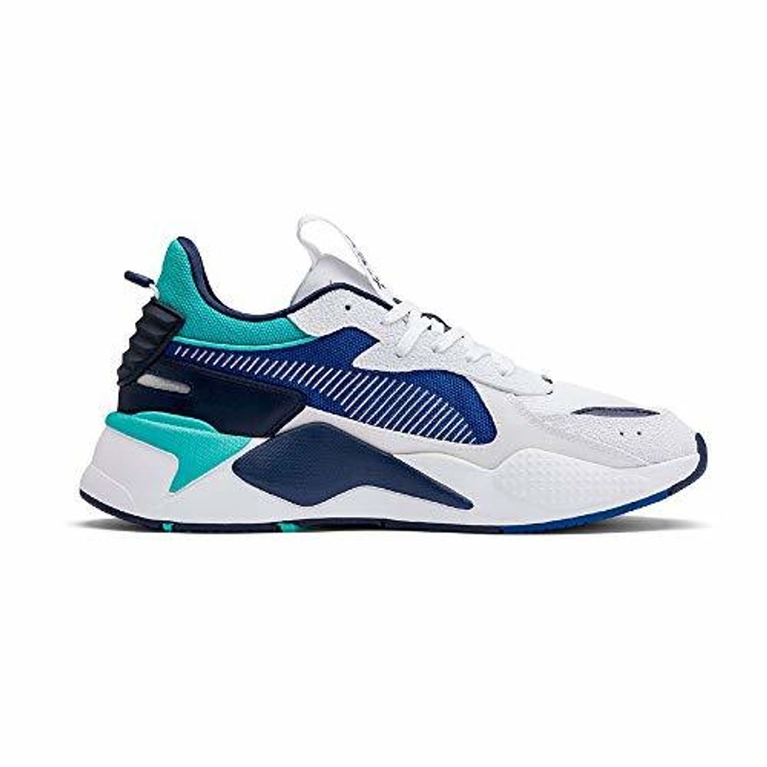 Social PUMA RS-X Hard Drive Hombres Blanco Zapatillas-UK 10