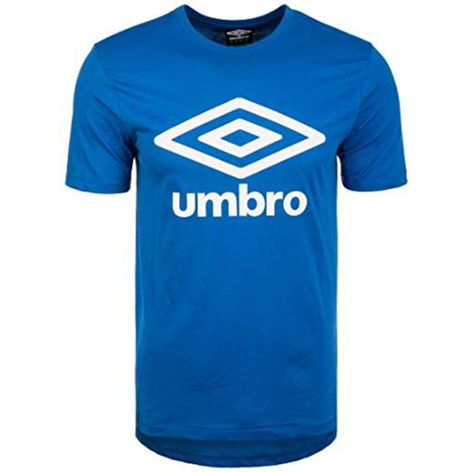 Umbro Fw Logo Cotton tee Camiseta, Azul