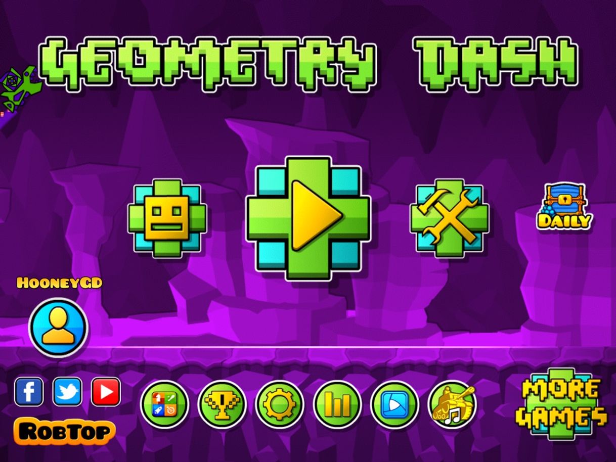 Videogame Geometry Dash