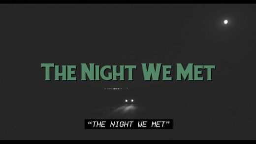 The Night We Met