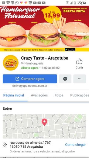 Crazy Taste - Araçatuba