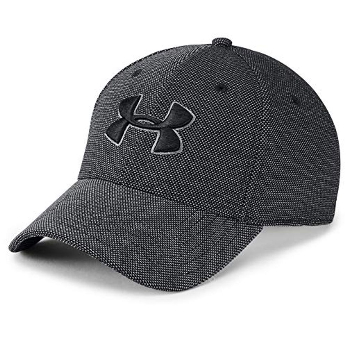 Fashion Under Armour Men's Heathered Blitzing 3.0 Gorra, Hombre, Negro