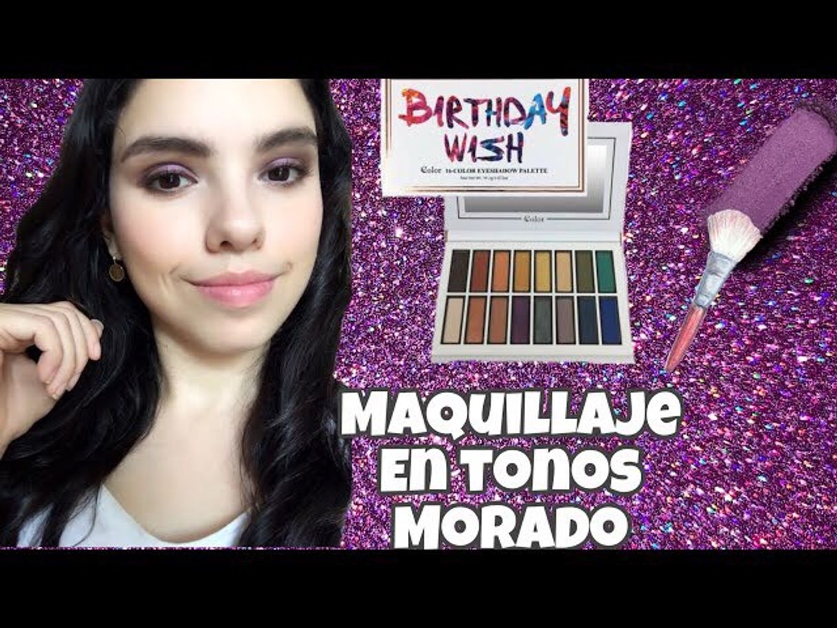 Fashion Maquillaje en tonos morado 