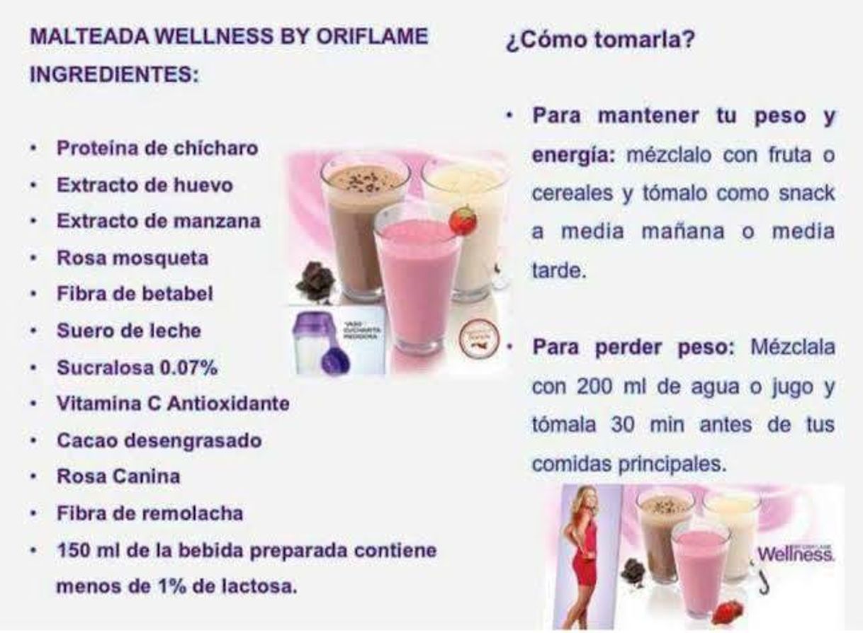 Malteada Natural Balance  Vainilla,Fresa ,chocolate💚