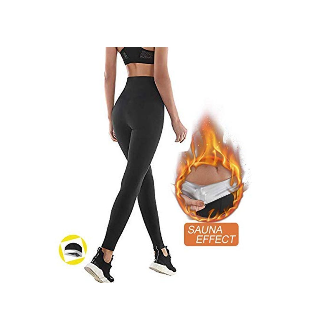 Social NHEIMA Pantalones de Sauna Adelgazantes Mujer NANOTECNOLOGÍA, Leggins Reductores Adelgazantes, Leggins Anticeluliticos
