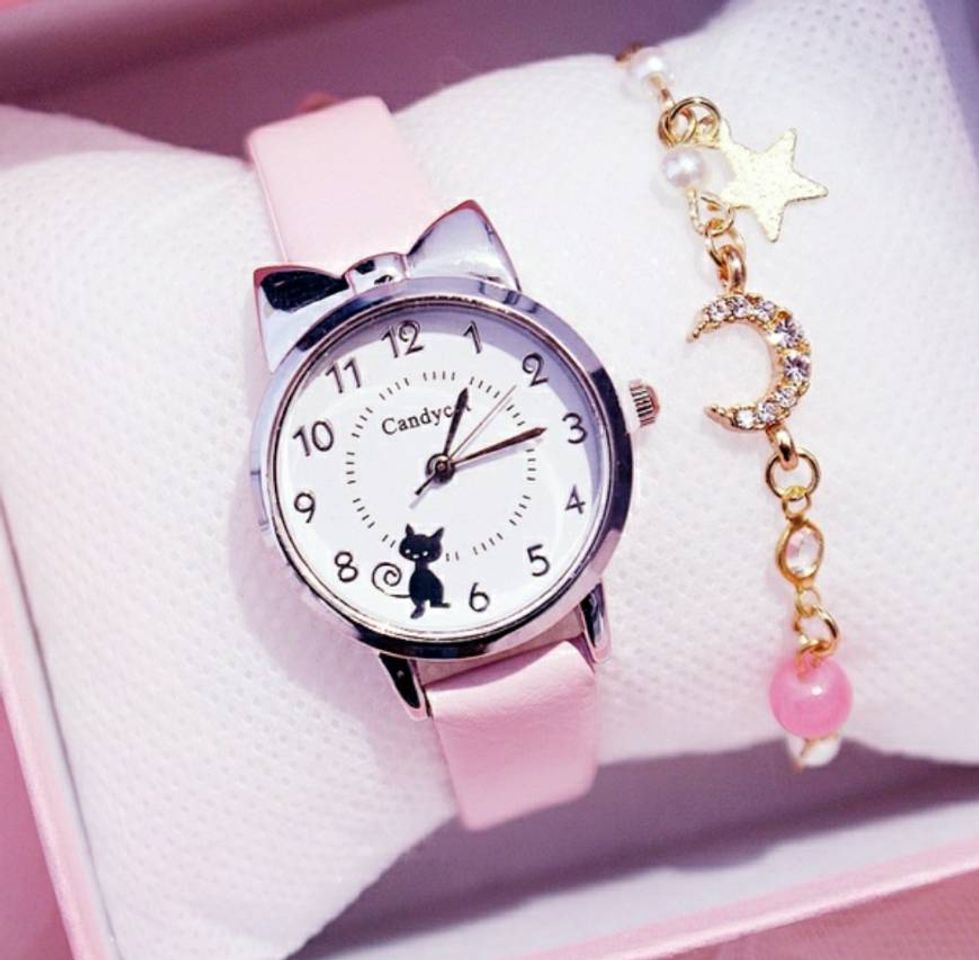 Social Reloj color rosa
